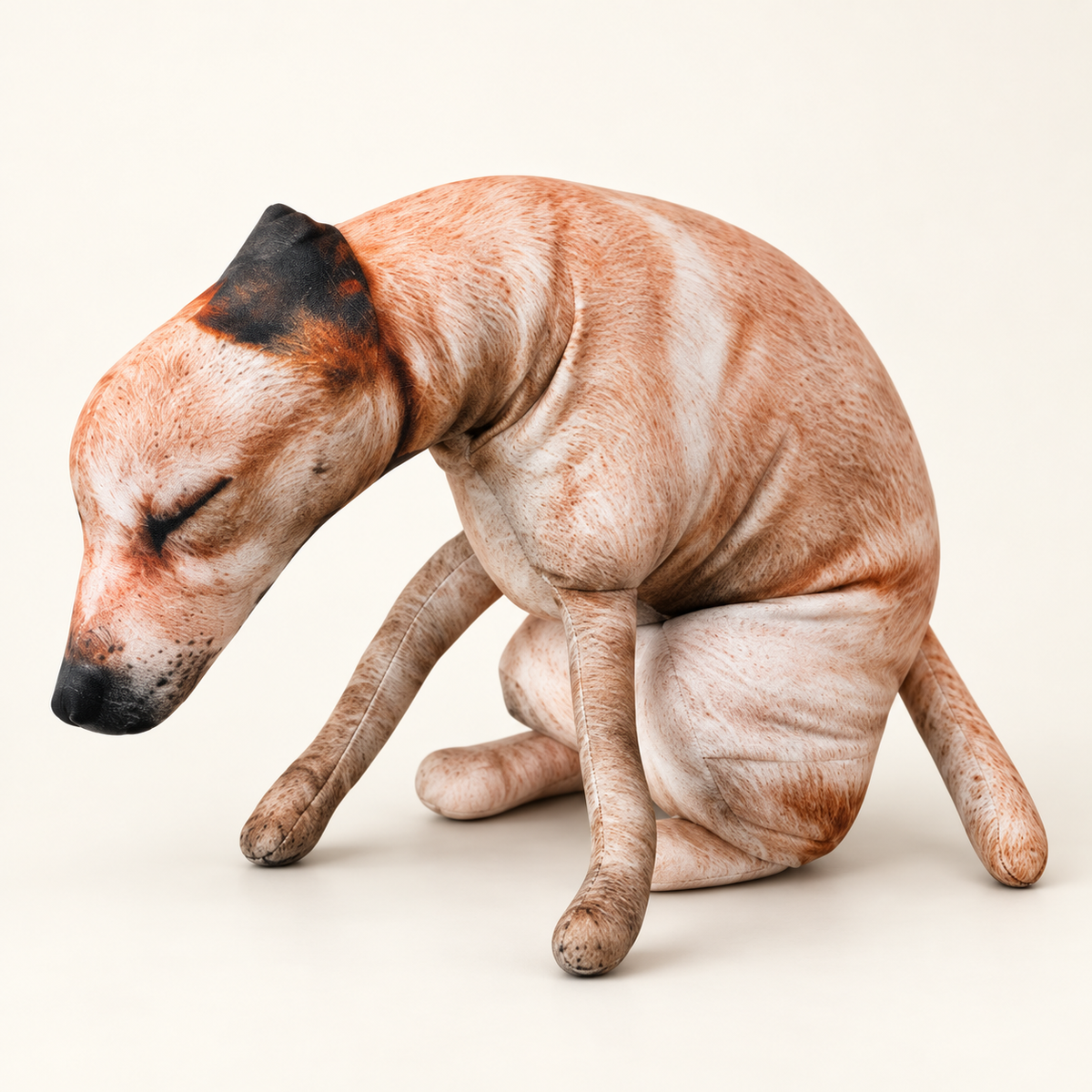 The Pooping Pup printed-fabric plush